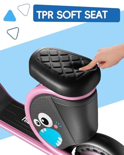 Hiboy JoyHaul Electric Scooter for Kids, Ages 4-10 – LED Neon Lights, 100W Brushless Motor, 56.16Wh Battery, Under-Seat Storage & Safety Brake