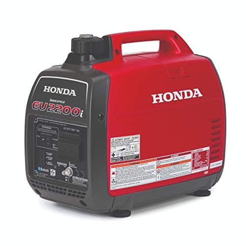 Honda EU2200ITAN 2200-Watt 120-Volt Super Quiet Portable Inverter Generator with CO-Minder - 49-State