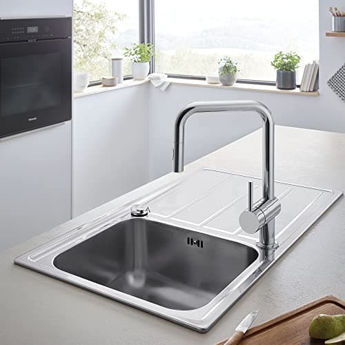 GROHE 32319003 Minta Pull-Down U Kitchen Faucet Chrome