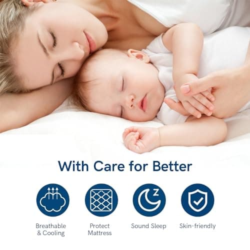 ELEMUSE King Mattress Topper for Back Pain, Extra Thick Mattress Pad Cover, Plush Soft Pillowtop with Elastic Deep Pocket, Overfilled Down Alternative Filling