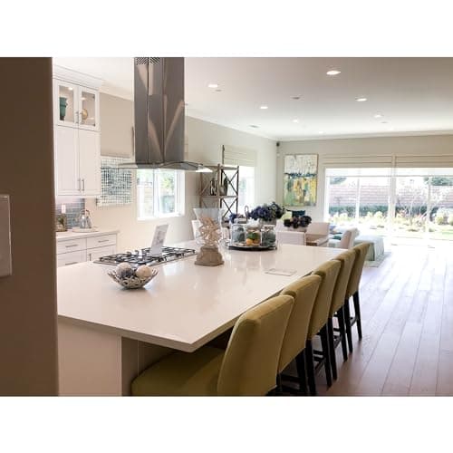PROLINE 30-Inch Island Range Hood, Ducted, 600 CFM, Stainless Steel, LED Lights, ULTRA-QUIET Blower Motor, 6 Speed, 3-Year Warranty, Dishwasher-Safe Filters, PLFI 544.30, Kitchen Hood