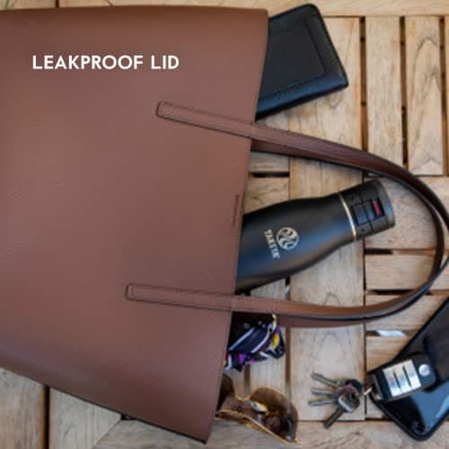 Takeya Traveler Insulated Travel Mug, Leak Proof Lid, 17 Ounce, Onyx