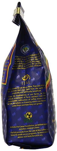Marley Coffee Talkin' Blues, Jamaica Blue Mountain Naturally Grown Ground Coffee, 8-Ounce Bag