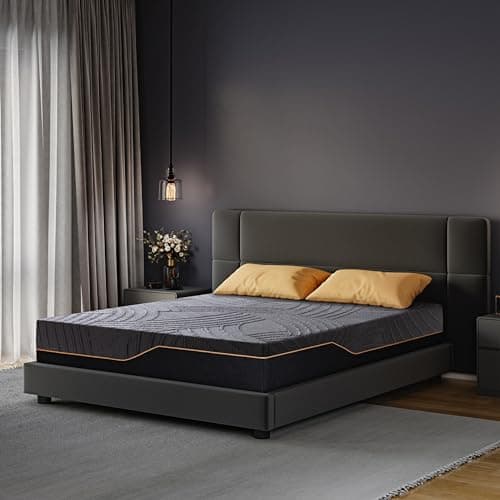 14 Inch Queen Size Memory Foam Mattress in a Box, Copper-Infused Aerofusion Foam & Cooling Fabric Cover, Firm Queen Mattress, Fiberglass-Free, CertiPUR-US Certified, 60”x80”x14”