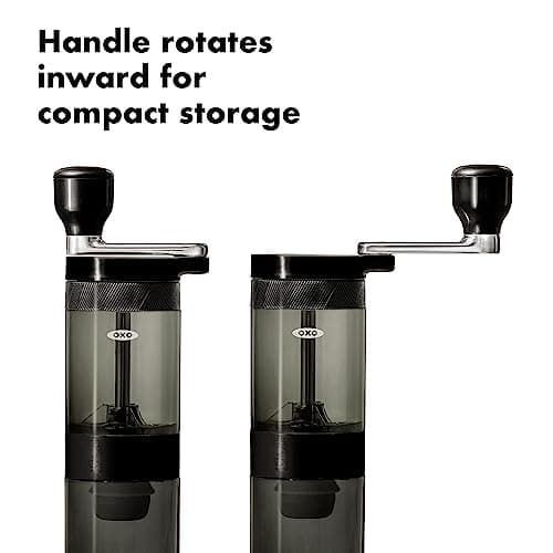 OXO Brew Manual Burr Coffee Grinder,Black
