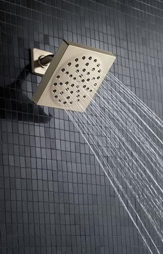 Moen S6340EP 90 Degree 6" Eco-Performance Single-Function Showerhead with Immersion Technology at 2.0 GPM Flow Rate, Chrome