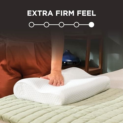 Tempur-Pedic TEMPUR-Ergo Neck Pillow, Large Profile, White