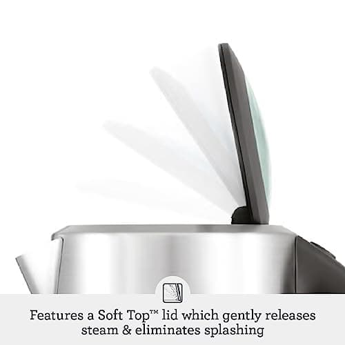 Breville BKE700BSS Soft Top Pure Hot Water Kettle, 7 Cup, Brushed Stainless Steel