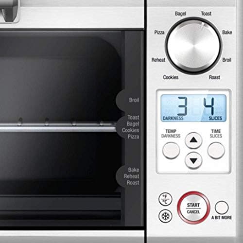 Breville BOV450XL Mini Smart Countertop Oven and Toaster Oven, Small, Brushed Stainless Steel