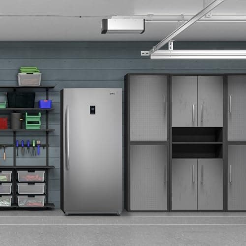 Newair 13.8 cu. ft. Upright Freezer, Fridge Freezer Convertible, Garage Ready Refrigerator, Frost Free Freezer with Door Alarm, Stand up Deep Freezer, Garage Freezer with LED Light