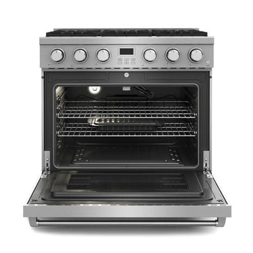 THOR Kitchen Professional 36-Inch Gas Range in Stainless Steel - Model ARG36