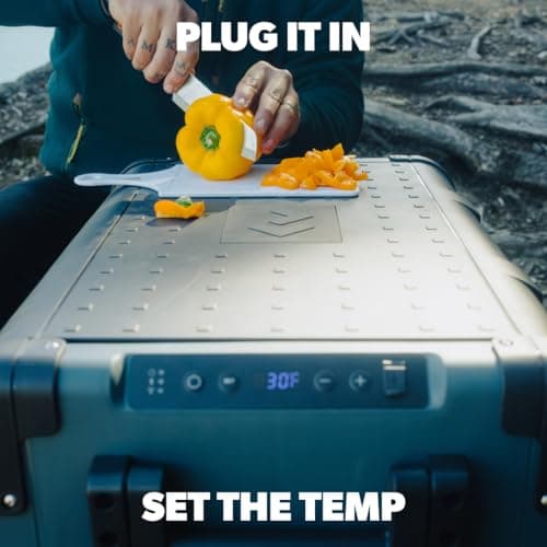 Dometic CFX2 37-Liter Portable Refrigerator and Freezer, Powered by AC/DC