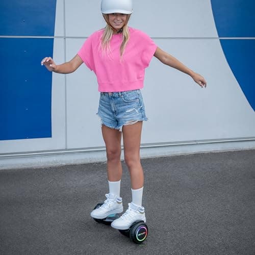 Jetson All Terrain Hoverboard with LED Lights, LED Light-up Wheels, Self-Balancing Hoverboard with Active Balance Technology, Ages 12+