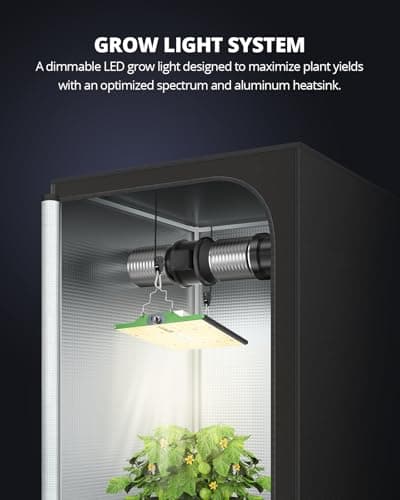 VIPARSPECTRA P1000 LED Grow Light for Seed Starting Vegetables Bloom, Dimmable Plant Lights Dimming Daisy Chain Grow Lights for Indoor Plants Full Spectrum for 3x3/2x2 Grow Tent
