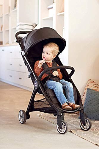 Baby Jogger City Tour 2 Ultra-Compact Carry-On Approved Travel Stroller in Pitch Black Lightweight Easy Fold Ideal for Traveling and Everyday Adventures