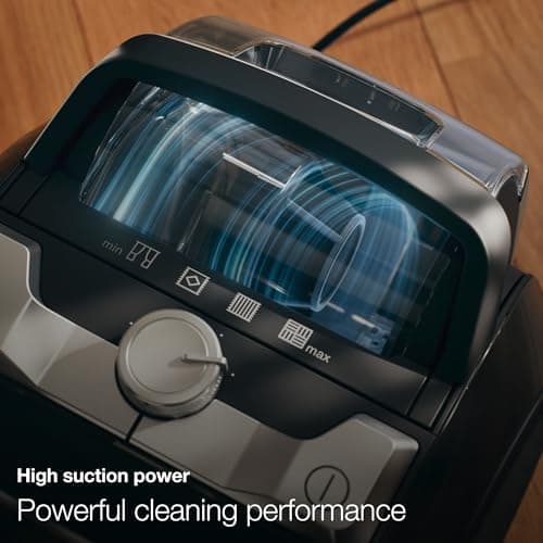 Miele Boost CX1 Cat & Dog - Bagless canister vacuum cleaner, lightweight, compact and corded with vortex technology, TurboBrush and HEPA AirClean filter, in Black/Rose