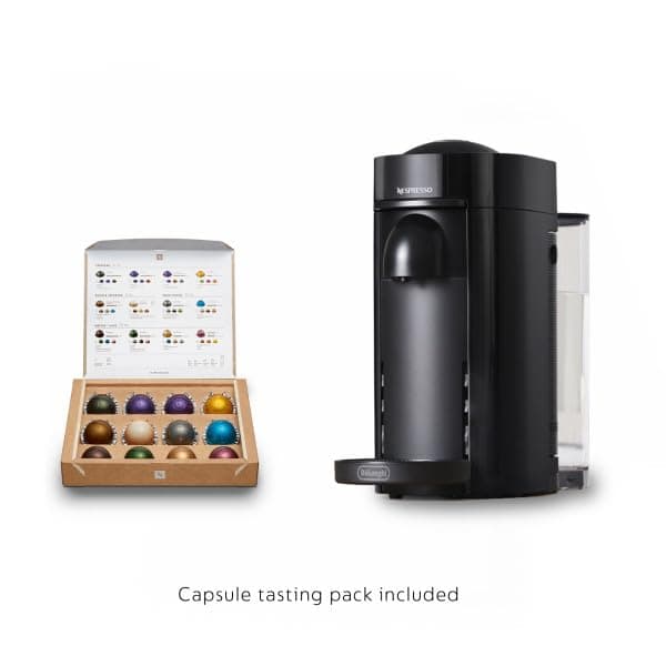 Nespresso Vertuo Plus Coffee and Espresso Maker By De'Longhi, Ink Black