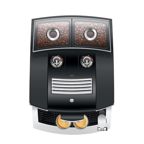 Jura J8 twin Diamond Black 15658 Automatic Coffee Machine