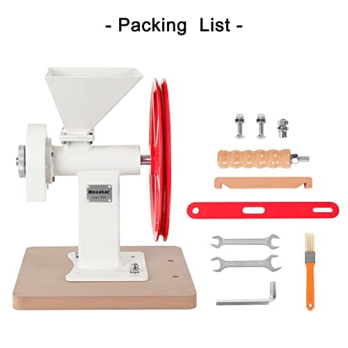 Manual Hand Grain Mill. Corn Wheat Flour Grinder. Masa Peanut Butter Maker. Stainless Steel Burrs
