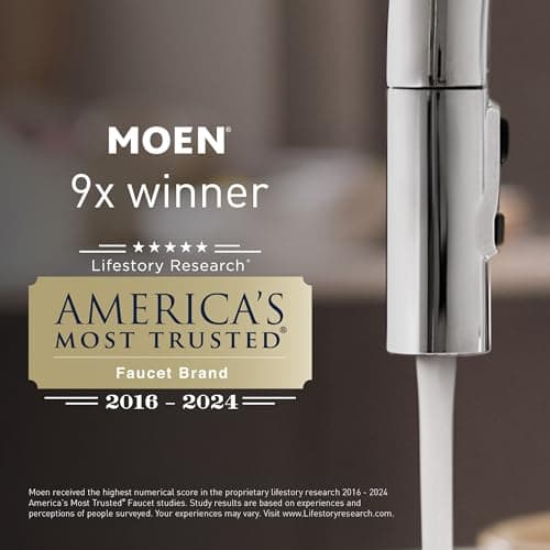 Moen Genta LX Brushed Nickel Two Handle Deck Mounted Modern Roman Tub Faucet, Widespread Bathtub Faucet Set, Modern Bathroom Faucet for Soaking Tub (Valve Required), T908BN