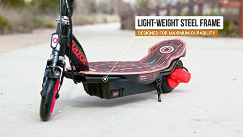 Razor Power Core E90 Electric Scooter with hub Motor, Push-Button Throttle, for Kids 8+