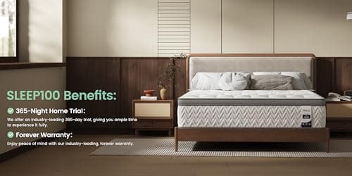 King Mattress 12 Inch, 5-Zone Deep Sleep Firm Mattress with Extra Lumbar & Shoulder Support, Hotel Collection Hybrid Mattresses Pain Relief - Fiberglass Free & No Odor - 365 Night Trial