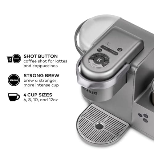 Keurig K-Cafe Special Edition Single Serve K-Cup Pod Coffee, Latte and Cappuccino Maker, Nickel