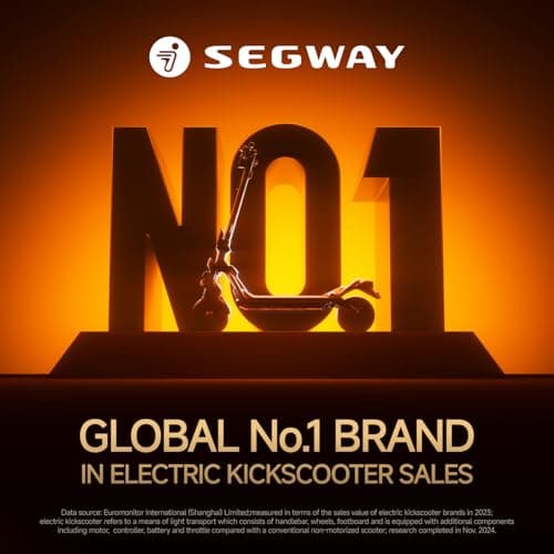 Segway Ninebot E2 Plus II/ E2 Pro Electric Scooter, 15.5 mph Top Speed, Front Suspension (E2P2 Only), Portable Kick Scooter for Adults, UL-2272 2271 Certified