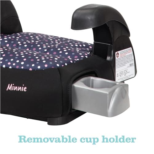 Disney Baby Pronto Booster Car Seats, Belt-Positioning, Booster Seats for Cars 40-100 lbs, Minnie Dot Party