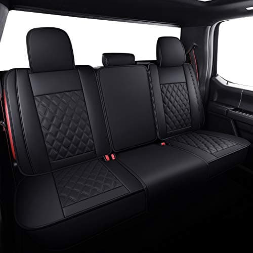 Aierxuan Car Seat Covers Full Set with Waterproof Leather, Automotive Vehicle Cushion Cover for Cars SUV Pick-up Truck Fit for 2009 to 2025 Ford F150 Carhartt and 2017 to 2025 F250 F350 F450