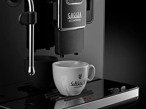 Gaggia Accademia Luxury Italian Fully Automatic Espresso Machine with 19 Customized drink settings,0.5 Liters,RI9782/46 Brushed Stainless