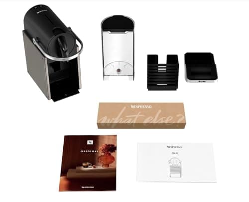 Breville-Nespresso USA BEC420TTN1AUC1 Pixie Espresso Machine, Titan