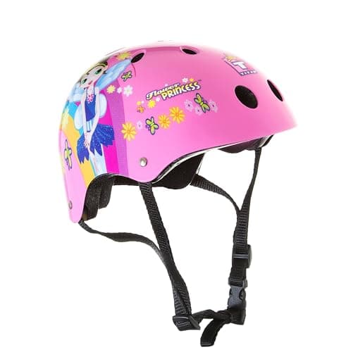 Titan Girls BMX Bike for Kids Ages 4-7, 16-Inch Wheels, 9-Inch Frame, Training Wheels, Toy Seat, Doll Basket, Streamers, First Bike, Princess Bicycle, Gift for Girls