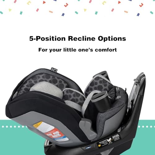Disney Baby Turn and Go 360 Rotating All-in-One Convertible Car Seat, Vintage Mickey Mouse