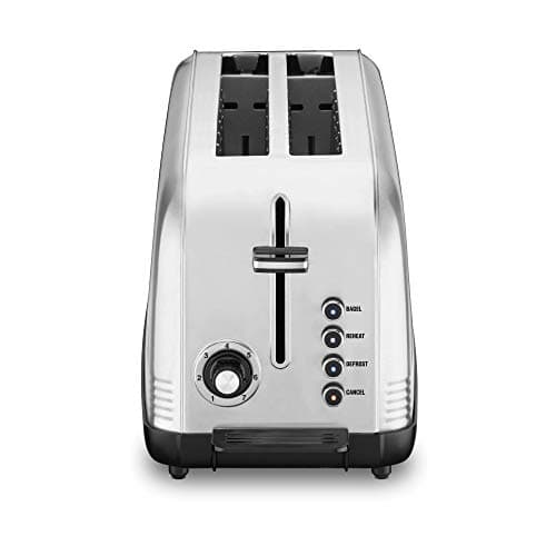 Cuisinart CPT-2500 Long Slot Toaster, Stainless Steel, Silver, 2-slice long slot