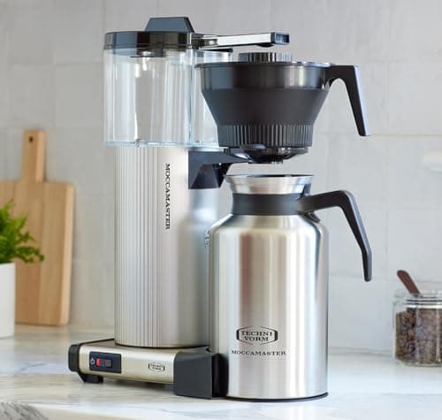 Technivorm Moccamaster 39340 CDT Grand Coffee Maker, 60 Ounce, Silver