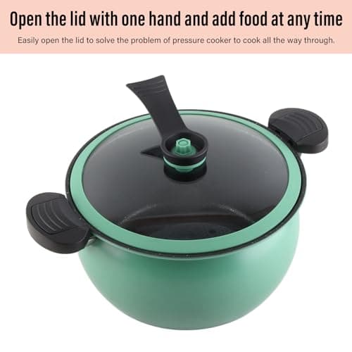 Micro Pressure Cooker Fast Cooking Cookware, 31 * 28 * 17cm Non Stick Microwave Kitchenware, Multi Functional Big Capacity Universal Stew Pot (7L)