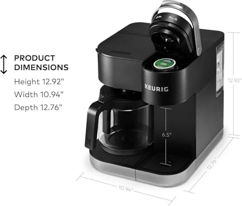 K-Duo® Single Serve & Carafe Coffee Maker (Renewed)