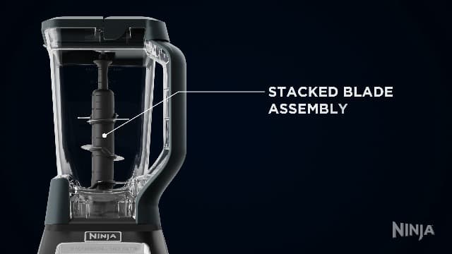 Ninja Blender, Mega Kitchen System, 1500W, 4 Functions for Smoothies, Processing, Dough, Drinks & More, with 72 Blender Pitcher, 64 Processor Bowl, 2 Nutri Cups + Lids, Black, BL770