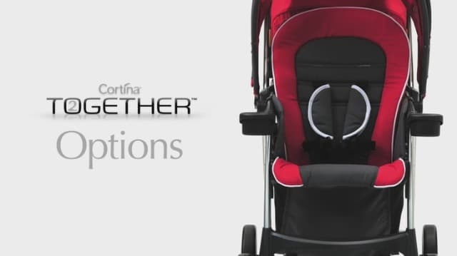 Chicco Cortina Together Double Stroller - Minerale | Black/Silver