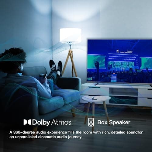 FPD 75 Inch Smart TV, 4K LED Google TV with Google Play Built-in Google Cast, HDR 10, Compatible with Dolby Atmos & Vision MEMC, Voice Assistant Remote, UHD Flat Screen Television (CG75 C3-2024)