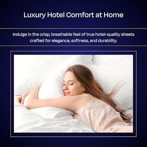 California Design Den 1000 Thread Count King Size Sheet Set - Winner Architectural Digest Best Sheet, Sateen, 100% Cotton Sheets with Deep Pockets, Softer Than Egyptian Cotton - White