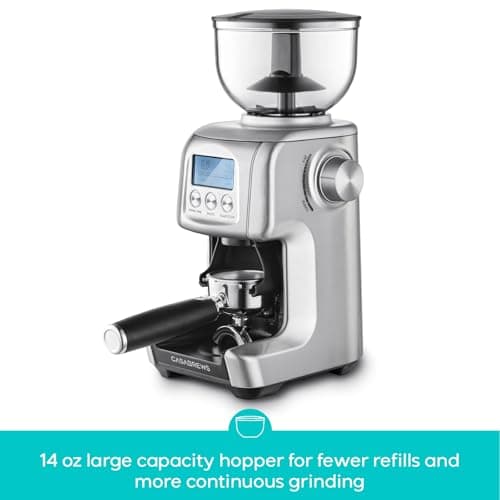 CASABREWS Tornado Electric Conical Burr Coffee Grinder, 77 Precision Grind Settings for Espresso to French Press, Special for Barista and Coffee Lovers