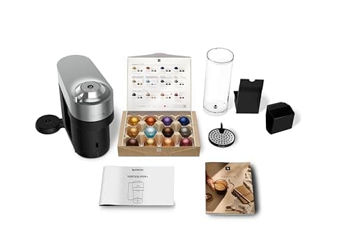 Nespresso Vertuo Pop+ Deluxe Coffee and Espresso Maker by Breville, Titan
