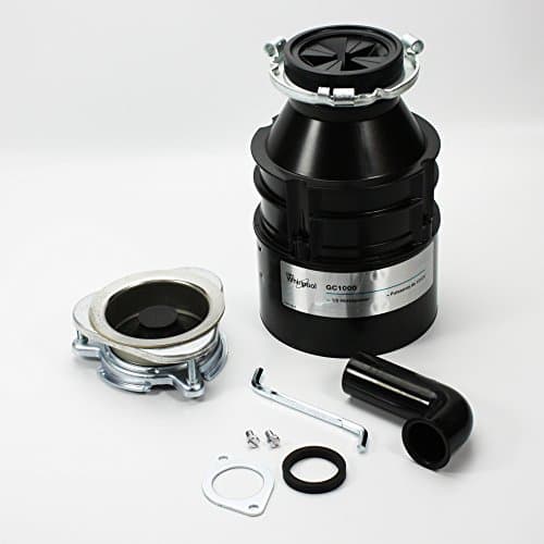 Whirlpool GC1000XE 1/3 hp in Sink Disposer, Black