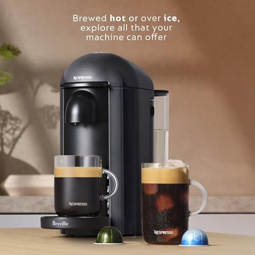 Nespresso Vertuo Plus Coffee and Espresso Maker by Breville, Ink Black