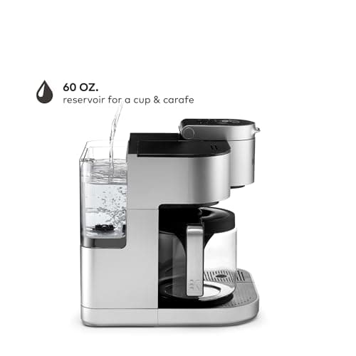 Keurig K-Duo Special Edition Single Serve K-Cup Pod & Carafe Coffee Maker, Multiple Brew Sizes, Sleek Silver Colored Finish, 60oz Removable Reservoir, Silver