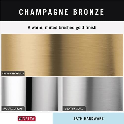 Delta Faucet 78908-CZ Tetra Hand Towel Bar, 8", Champagne Bronze