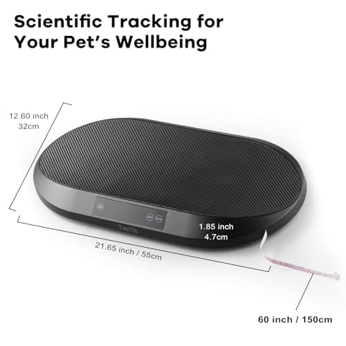 YAUYIK Digital Baby Scale with Smart Hold Function, Multifunctional Infant Scale, Large Pet Scale for Newborn Puppy, Cat and Small Animals - Up to 88lbs, Nest-Shaped Design, 150cm Soft Tape