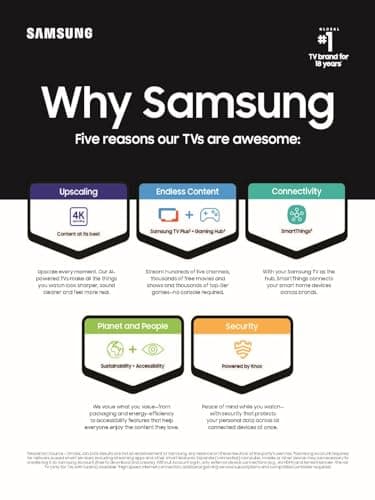 Samsung 65-Inch Class OLED 4K S90D Series HDR+ Smart TV w/Dolby Atmos, Object Tracking Sound Lite, Motion Xcelerator, Real Depth Enhancer, 4K AI Upscaling, Alexa Built-in (QN65S90D, 2024 Model)